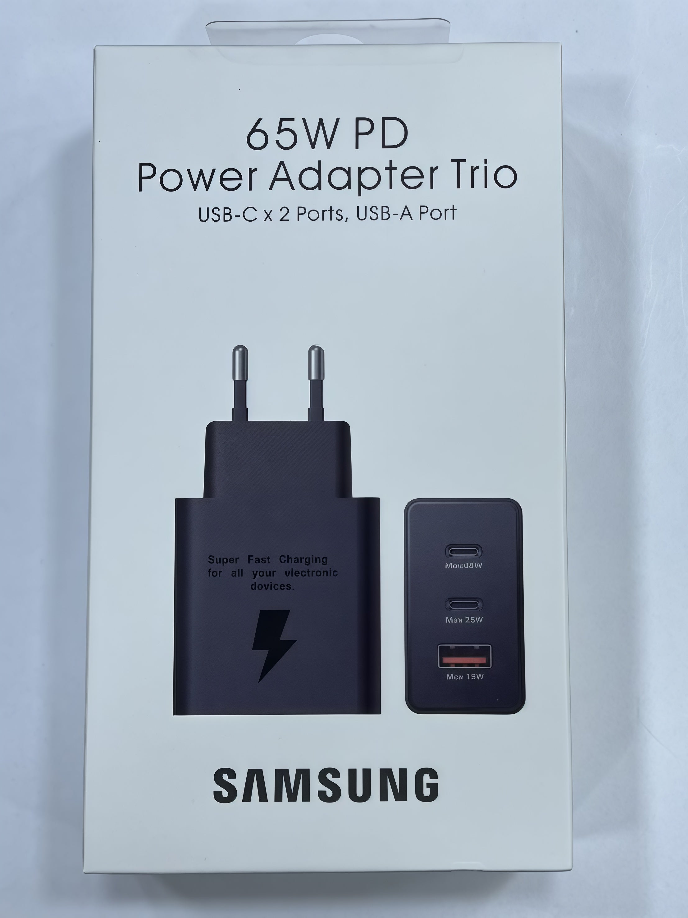Cargador Samsung color negro